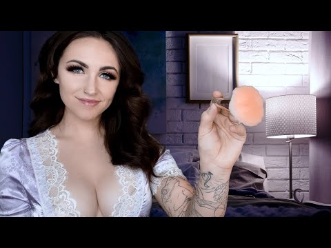 💄 Doing Your Makeup for the Party ASMR (Wooden Makeup, Mouth Sounds, Personal Attention)