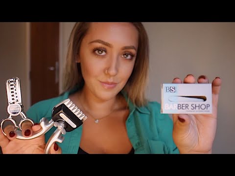 ASMR Relaxing Barbershop/Haircut Roleplay 💈  - Kids Toys/Personal Attention/Light Conversation