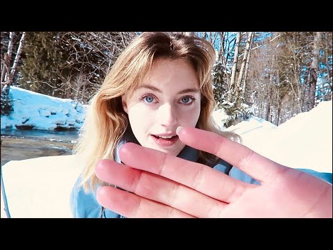 (ASMR) Sleep in the Snow! 🦋 (Hand Movements / Personal Attention - ASMR In Nature!)