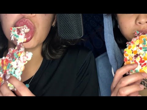 ASMR - TRIX TREATS, MARSHMALLOW & CEREAL SOUNDS, MOUTH SOUNDS