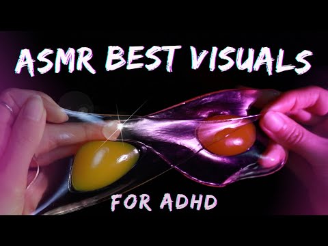ASMR BEST VISUALS in The Dark No Talking Tapping, Scraching, Sticky, Brushing etc