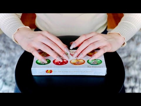 #ASMR | Jelly Bean Candy Tasting | Tapping, Crinkling, Eating