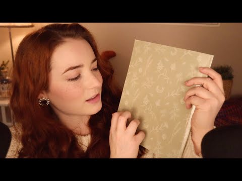 ASMR Book Tapping & Tracing (Close Whispers)