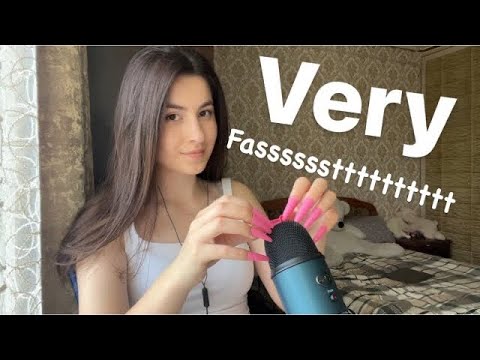 ASMR 100 FAST & AGGRESIVE🌪️ TRIGGERS IN ONE HOUR 🚫( NOT FOR SENZITIVE EAR )🚫 ASMR NO TALKING 🤫
