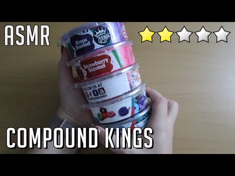 ASMR Compound Kings Mix & Mash Stack ~ Slime Review [Whispered]