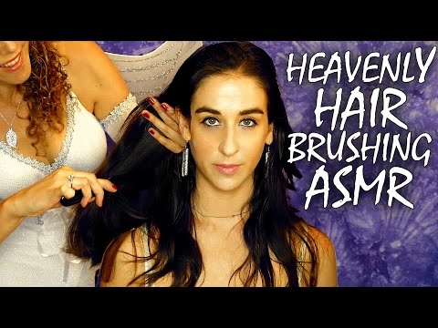 Heavenly Hair Brushing ASMR Angel Role Play ♥ Soft Spoken with Hair Play, Hair Styling