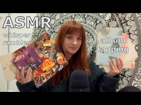 ASMR ~ K-Pop Album Tapping (+ Whisper Rambles)
