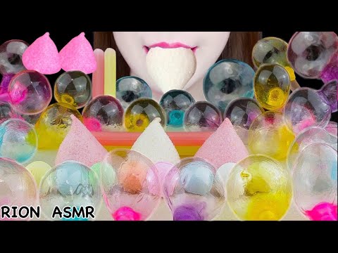【ASMR】【RECIPE FOR BALLOON CANDY】BALLOON CANDY PARTY🎈  MUKBANG 먹방 食べる音 EATING SOUNDS NO TALKING