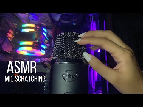 ASMR | MIC SCRATCHING / ARRANHANDO O MICROFONE (mãos na tela)