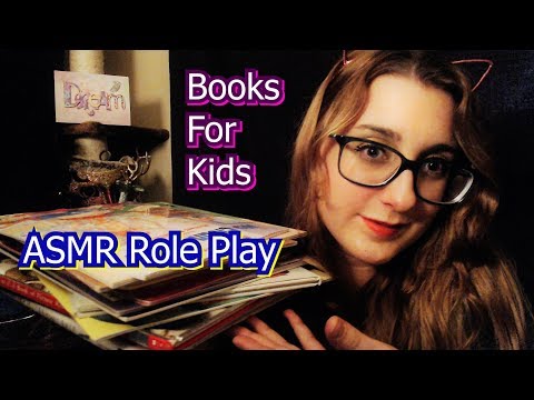 Kid's Book Store Role Play | ECE Tips | Fast Book Tapping |  ASMR | Soft Spoken