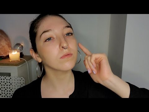 ASMR "this or that?" | face tracing, book sounds, hand movements & more