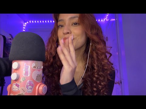 asmr trigger assortment | tapping, scratching, mic brushing, hand flutter, collarbone tapping + more