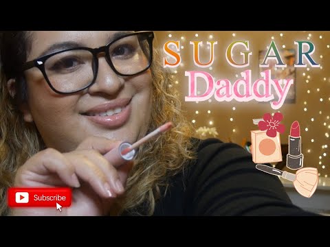 ASMR| Personal attention Makeup Roleplay| Date with your Sugar Daddy 😘| (Brush Sounds, Whispering)