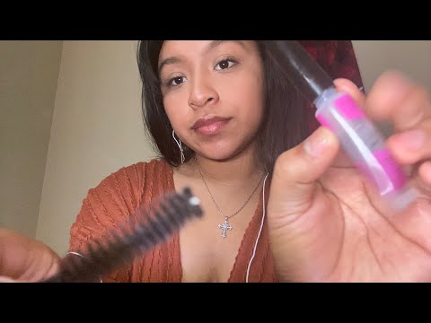 ASMR doing your eyebrows in class!!!💤🥰🙈✨👸🏽