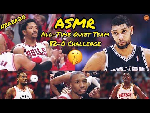 ASMR | Can The Quietest NBA Players Go 82-0??? 🏀 (NBA2K20 Gameplay/w Controller Sounds)