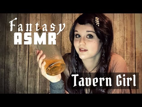 ASMR Fantasy Roleplay | Tavern Girl Welcomes You To Whisperwind and Gets you a Drink