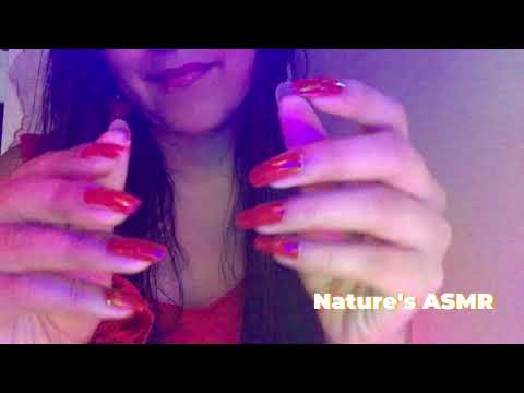 ASMR INAUDIBLE WHISPERS AND HAND MOVEMENTS, FACE BRUSHING AND TOUCHING LOOPED