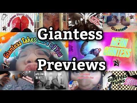 ASMR GIANTESS PREVIEW COMPILATION (Personal Attention) 👠🧍‍♀️ [Roleplays]