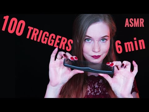 100 Triggers in 6 Minutes ASMR No Talking [NEW]