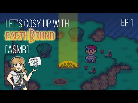 [ASMR] Earthbound Relaxed Gameplay - Ep.1 (Whispering, Controller Sounds)