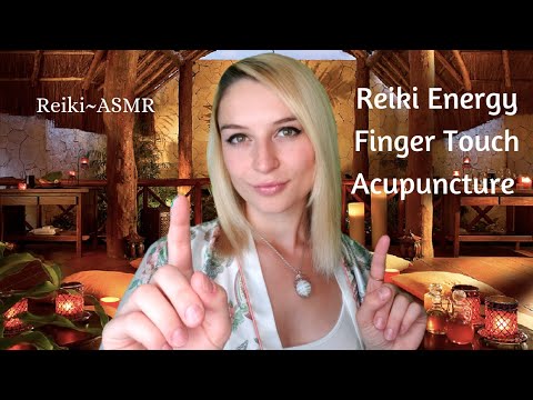 Reiki Touch Acupuncture Relaxation Session With ASMR ~ Poking Relaxation into You Gently