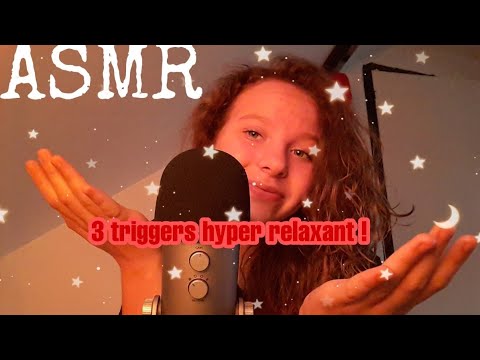ASMR FR - 3 TRIGGERS HYPER RELAXANT ! (tapping, visuel, bruit de bouche)