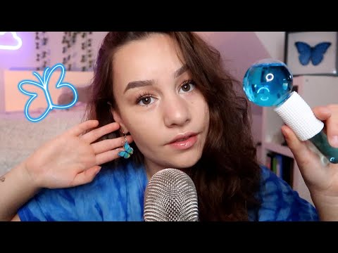[ASMR] Giving you Tingles with BLUE TRIGGERS 🦋|  ASMR Marlife