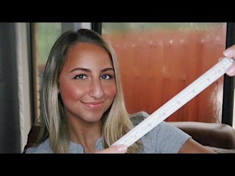 ASMR Measuring Your Face! (personal attention, roleplay, whispering)
