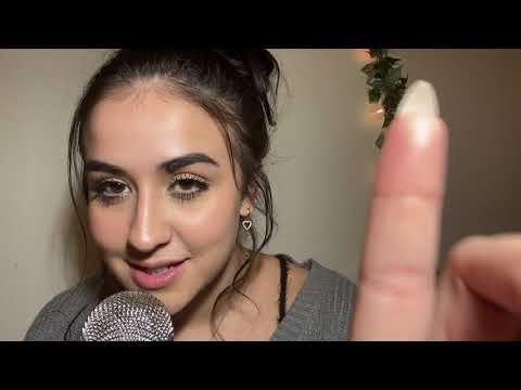 ASMR~ Close Up Whispering🤩 (Tapping, Hand Movements & life update !)