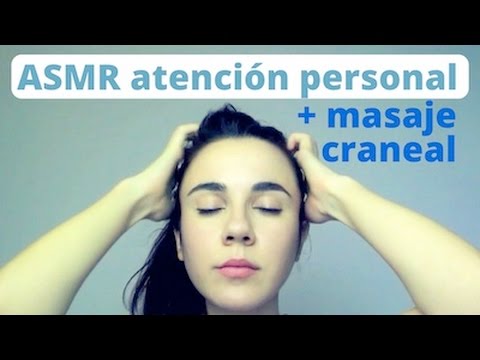 ASMR español - Atención personal para dormir - Masaje facial, susurros y sonidos relajantes