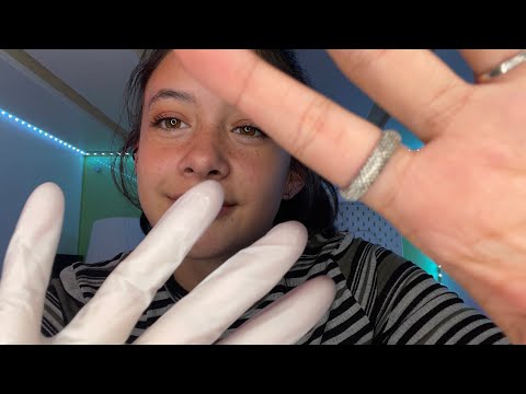 ASMR Hand Movements and Latex Glove Sounds