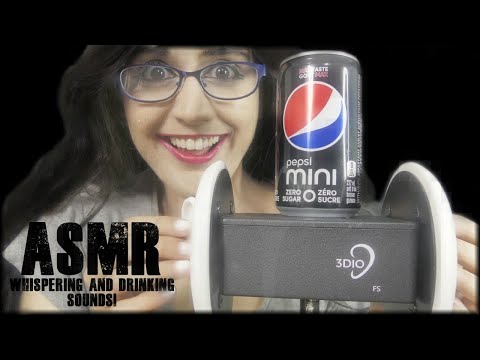 ASMR Hand Movements With Drinking Sounds 🥤 Whisper Knock Knock Jokes![IN THE DARK] 3DIO BINAURAL 💗