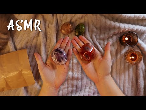 ASMR 🍂 Cozy Autumn Crystal Show & Tell 🍂 (Calm Voice Over, Soft Spoken, Relaxing)