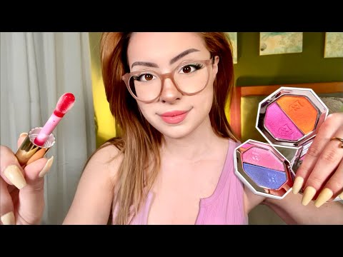 ASMR DOING YOUR MAKEUP FAST & Aggressive 🌸 Layered Sounds, Roleplay, Personal Attention, CHAOTIC