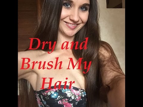 ASMR sexy corset ~ Dry And Brush My Hair ~ soft spoken