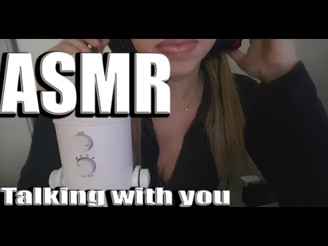Gem {ASMR} Talking with you! | Brushing mic | Kisses | Mouth sounds