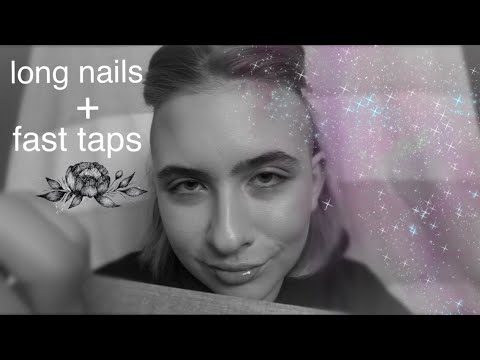ASMR - Some good old-fashioned fast taps (with my long fake nails)!