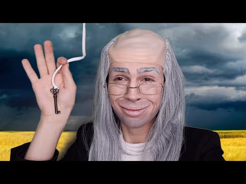 ASMR- Benjamin Franklin Does Your Makeup🔑(and discovers electricity)⚡️