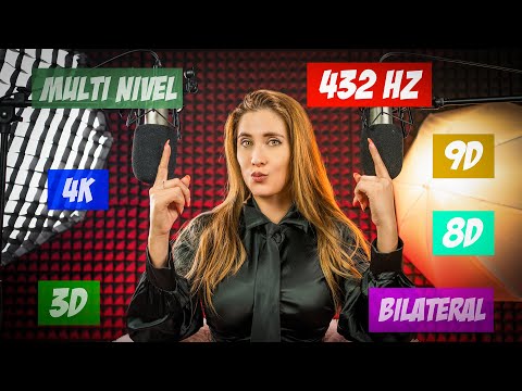 ASMR 432 hz, 3D, 4K, MULTINIVEL, 8D, 9D Y BILATERAL! Tu Eliges | Asmr español | Asmr with Sasha