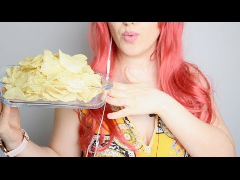 ASMR: Very Crispy Potatoes Chips Eating ( Whispering About Logan Paul)