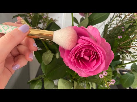 ASMR Flower Brushing Part 2 🌷 (bonus video)