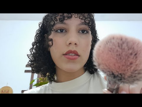 ASMR- doing your makeup | fazendo sua maquiagem ( no tallking)