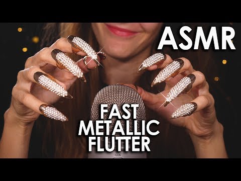 [ASMR] FAST METALLIC FLUTTER 😍 4k (No Talking) VERY TINGLY