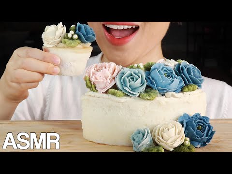 ASMR RICE CAKE(TTEOK) CAKE&CUPCAKE EATING SOUNDS MUKBANG