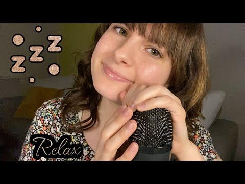 ASMR | Collarbone Tapping, Fabric Scratching, Skin Sounds, & Hair Play😴