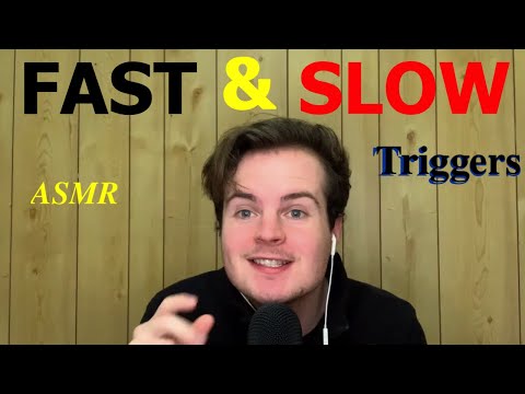 Fast and Slow Aggressive Triggers ASMR | Tapping & Scratching & Visual Triggers