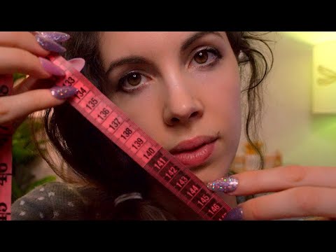 ASMR Measuring You & Personal Attention To Your Face ⚡💤