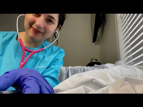 ASMR| Physical Examination and Skin Biopsy (Home Care, Soft Spoken)