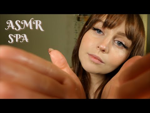 ASMR Tingle Spa Facial & Massage 💆🌿 (Personal Attention Roleplay) *with music*