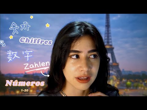 ASMR Counting in 7 languages